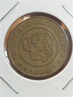 2008 Chuck e. Cheese token