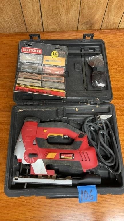 Craftsman laser jig saw with case