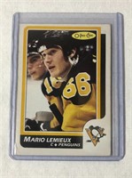 1986-87 Mario Lemieux 2nd Year Hockey Card