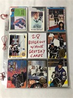 28 Wayne Gretzky Hockey Cards
