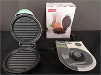 DASH Mini Grill and Tovolo Strainer