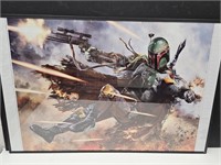 24"x36" Star Wars Framed Canvas Print