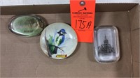 Local plate and paper weights