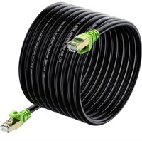 Outdoor Cat 7 Ethernet Cable 100ft, 26AWG