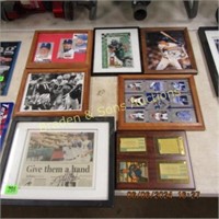 GROUP OF ASSORTED AUTOGRAPHED PICTURES, ETC