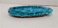 TED DEGRAZIA SMALL LONG POTTERY BOWL