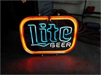 Miller beer neon sign