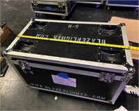 LARGE WHEELED ROAD CASE, PLEASE SEE PHOTOS FOR