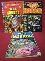 3 Assorted "The Vault of Horror" Comics