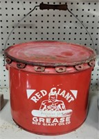 RED GIANT GREASE BUCKET W/ LID