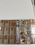 1962 TOPPS BASEBALL BINDER OF 196 CARDS CONDITION