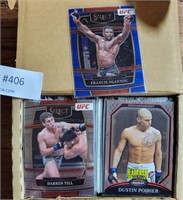 APPROX 300 UFC BOXER TRADING CARDS