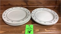 5 WT 10” plates- green