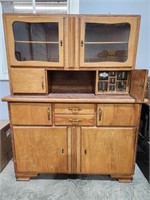 2 Piece China cabinet. 55"L x 22"W x 69"H