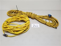 (2) 12GA Extension Cords (Missing an End Plugs)