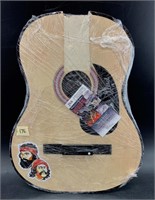 Cheech and Chong autographed guitar face, complete