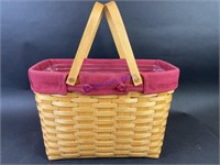 Longaberger Basket W/Handles