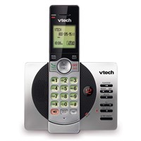 VTech CS6919 Expandable Cordless Phone, Silver/Bla