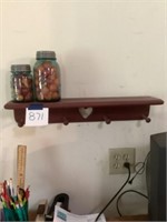 Shelf and jars