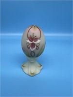 Fenton Hand Painted Egg - Signed & Numbered