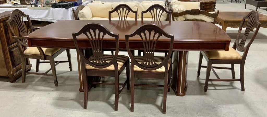 Mahogany Dining Table and Chairs