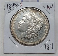 1885-S Silver Dollar AU