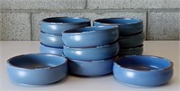 DANSK MESA Blue 11- 6" Shallow Bowls