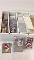 large group of sports cards