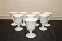 White Glassware  Set