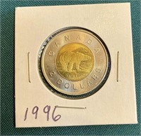 2 DOLLAR COIN 1996