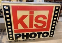 Large Two Sided “Kis Photo” Light Up Sign