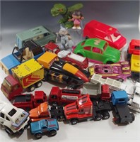 22 TONKA TOOTSIE TOYS MATTEL TRUCKS CARS LOT