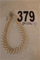 Cultured Pearl & Silver (18") Necklace(R4)