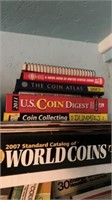 Nonfiction books, coin collecting, health,