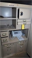 Cole Steel Cabinet (2 Door) w/ Locking Safe, File