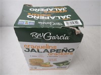 "As Is" RW Garcia 3 Seed Jalapeño Crackers, 425g