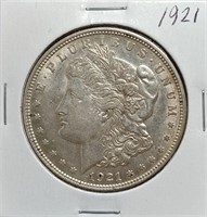 S: 1921 MS62 MORGAN DOLLAR