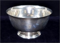 Gorham Sterling bowl #41659, 7 1/2" D., 17.145