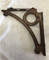 Antique A&O Works Cast Iron Industrial Bracket
