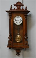 Antique Friedrich Mauthe Schwenningen Wall Clock