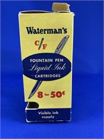 Waterman's Fountain Pen Cartridges Display