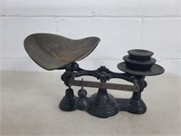 Vintage scales and weights