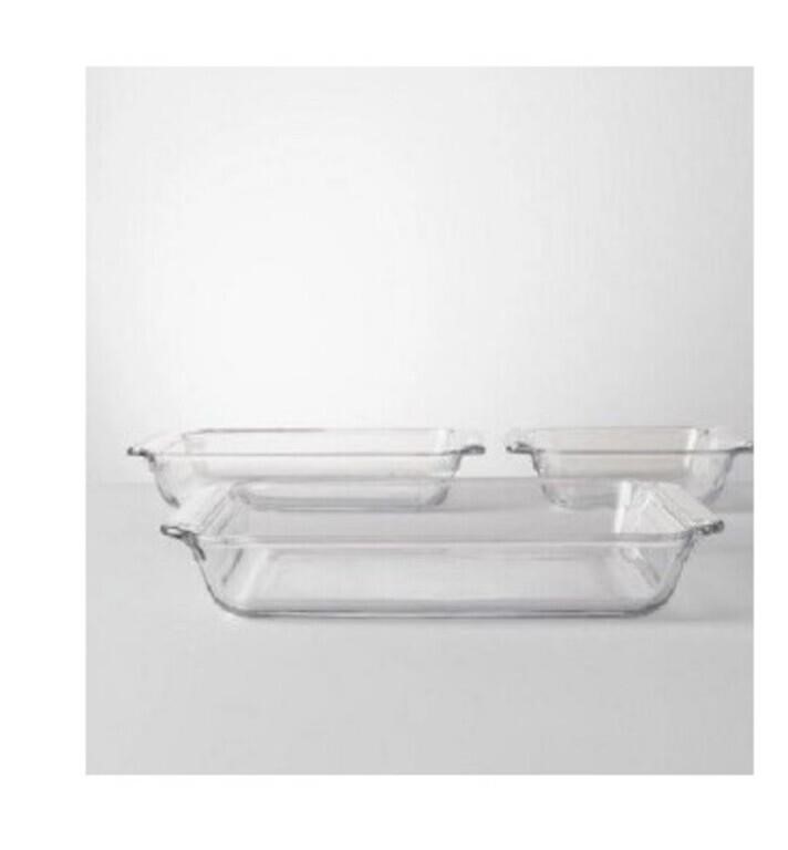 Made by Design 3 piece Glass Baking Dish Set