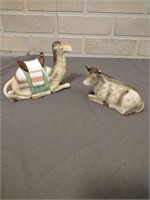 Home Interiors Porcelain Nativity Cow & Camel