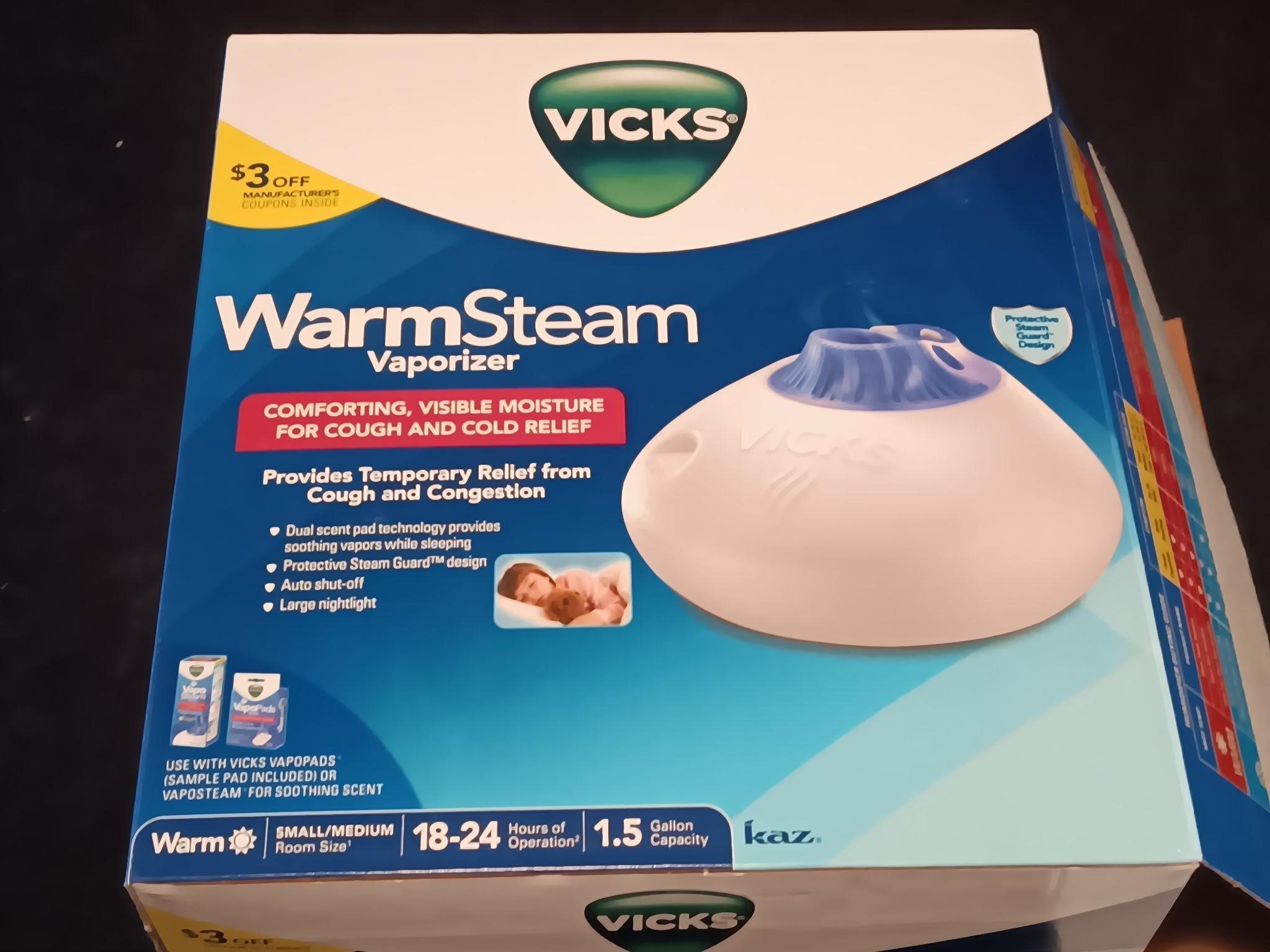 Vick's Warm Stream Vaporizer. Like Brand New!