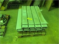 stack of metal sheets 38"