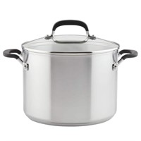 8 qt. Stainless Steel Stock Pot with Lid