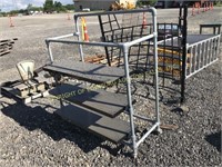 4-WHEEL SHELVING UNIT