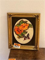 Flowers picture frame