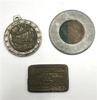 Wheat penny souvenir/gymnastics metal/1860s token